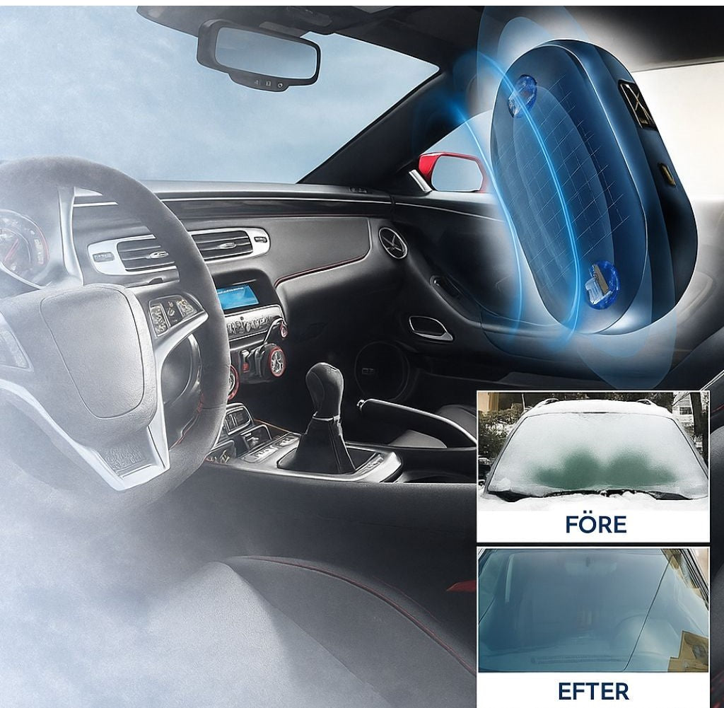 FrostGuard™ – USB-laddad Antifreeze-enhet som håller rutorna isfria