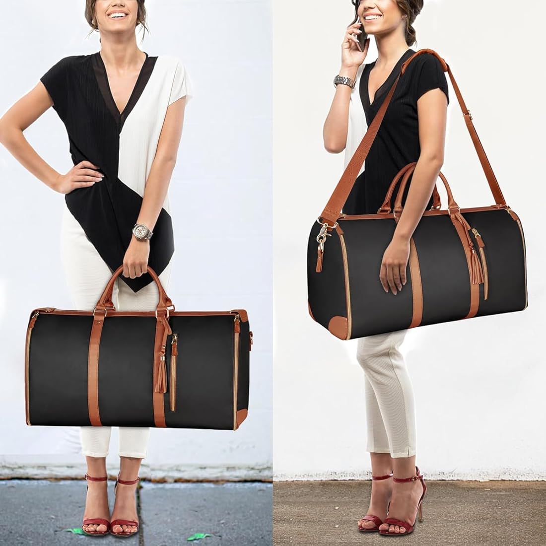 Vikbar Weekendväska & Plaggpåse – Smart Resväska | Packa Smart™