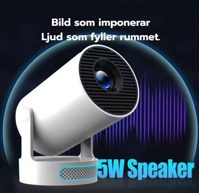 NovaBeam™ Smart Projektor – Gör vilket rum som helst till hemmabio