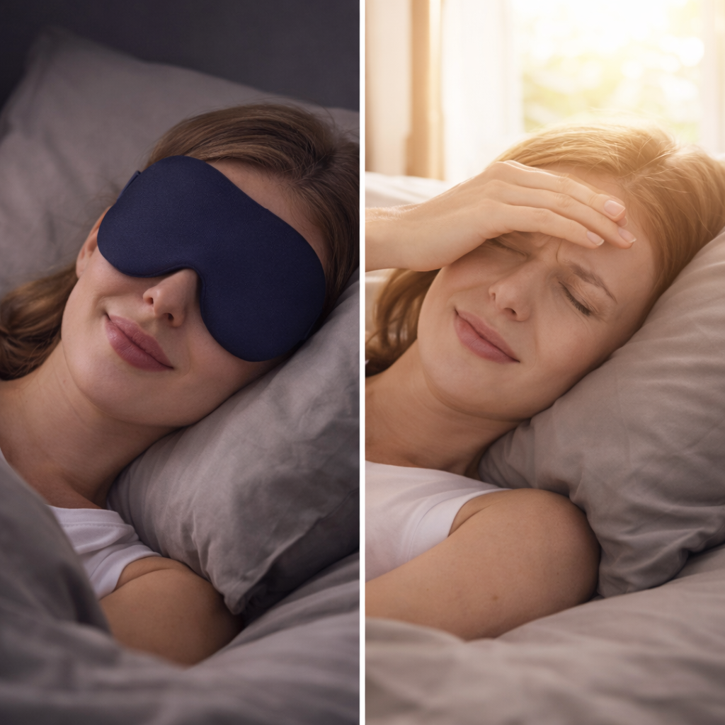 Sömnmask 3D – Blockerar ljus, sov bättre