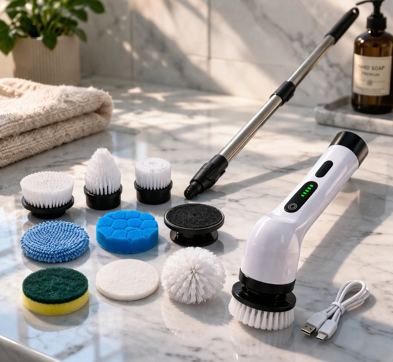 Elektrisk Rengöringsborste