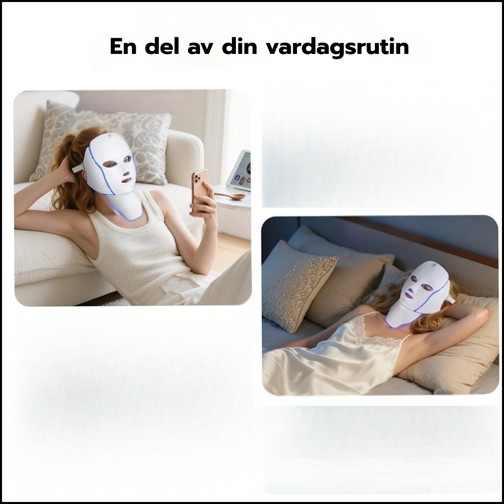 Skincure LED-mask för ansikte & hals