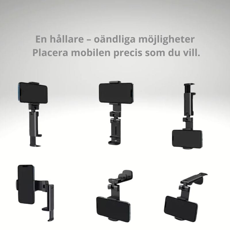 FriaHänder™ – Mobilhållare som fästs var du vill
