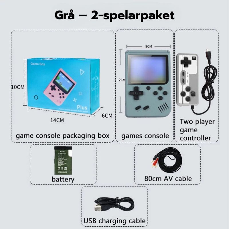Retro Handheld Game Console – nostalgi i fickformat
