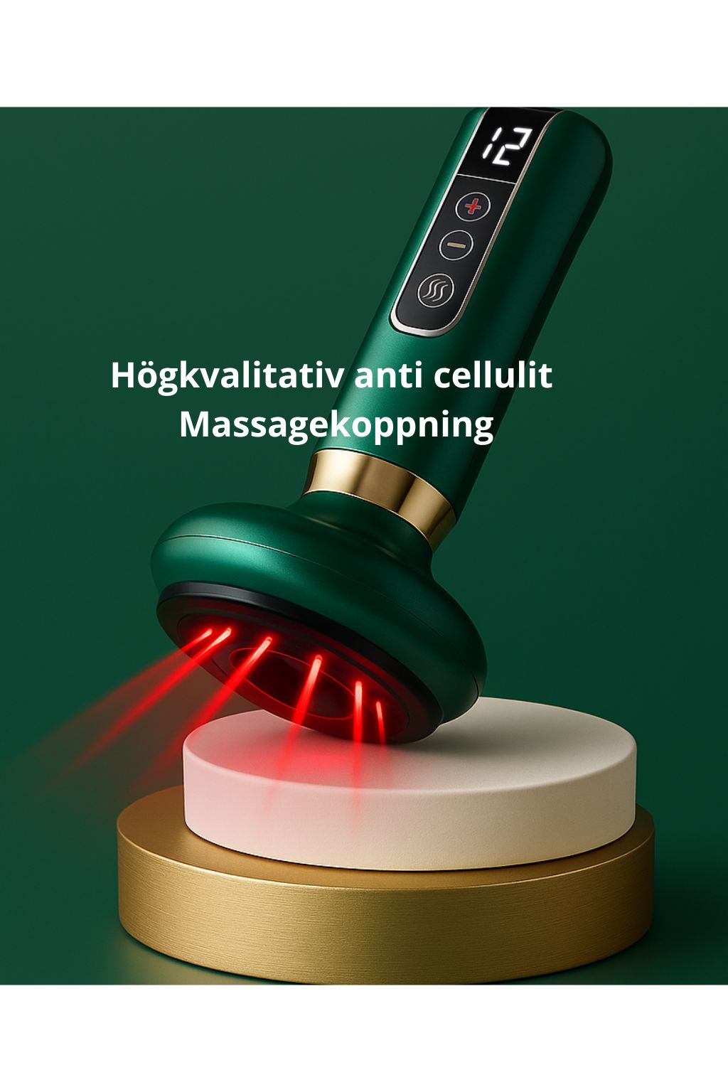 Högkvalitativ Anti Cellulit Massagekoppning, 12 Nivåer