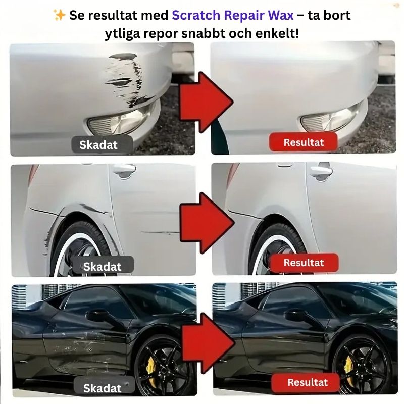 Scratch Repair Wax 55 ml ml – Reparera repor och återställ glansen