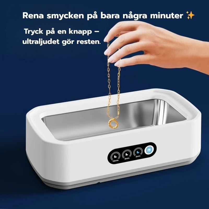 Xiaomi Ultrasonic Smyckes- & Glasögonrengörare 650ml – Vit