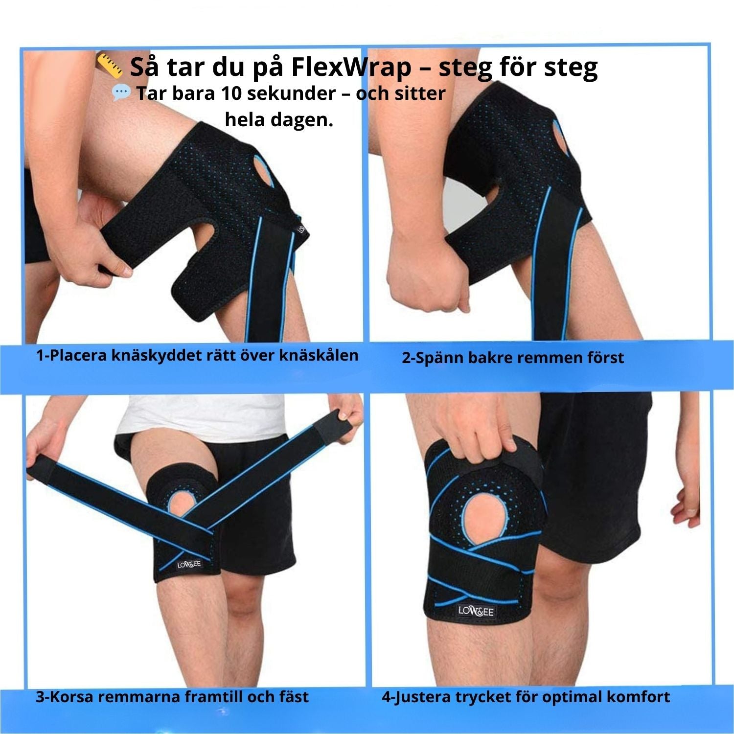 Knästöd – för stabilitet och smärtlindring
