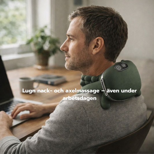 Trådlös nack- och axelmassager