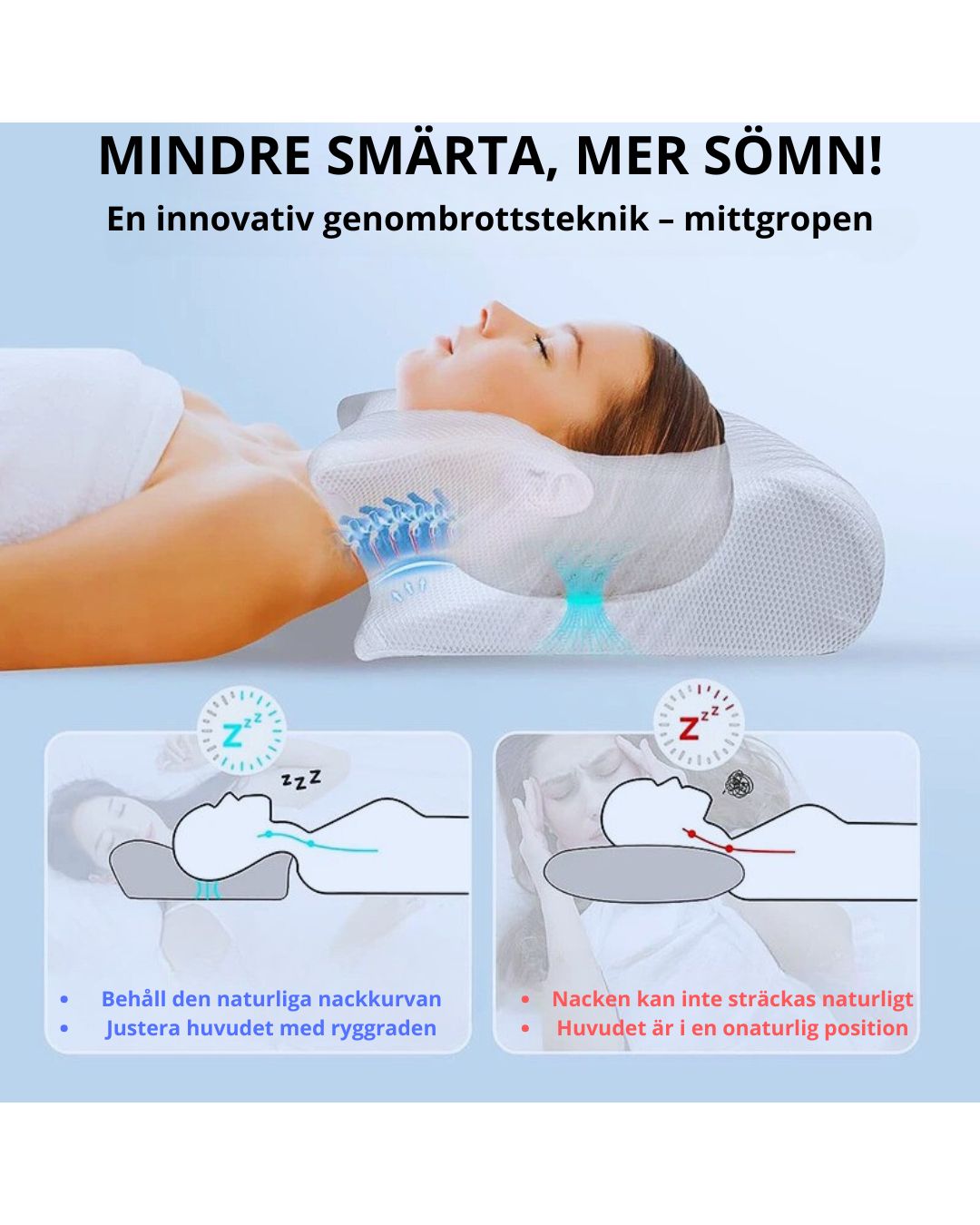 Ergonomisk kudde