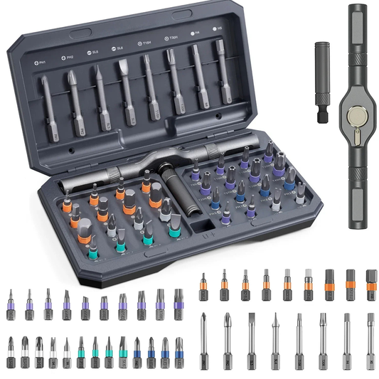 ORIA™ Ratschskruvmejselset – 42-i-1 precision och kraft i din hand