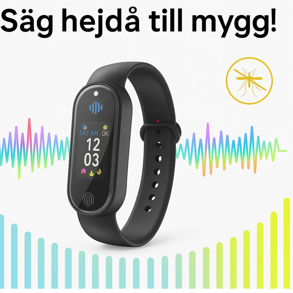 MyggFri™ – Ultraljudsarmband för hela familjen