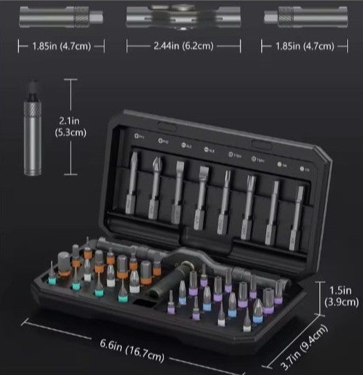 ORIA™ Ratschskruvmejselset – 42-i-1 precision och kraft i din hand