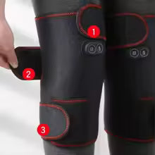 Värmande skydd med massage (USB) – Axel/Knä/Armbåge