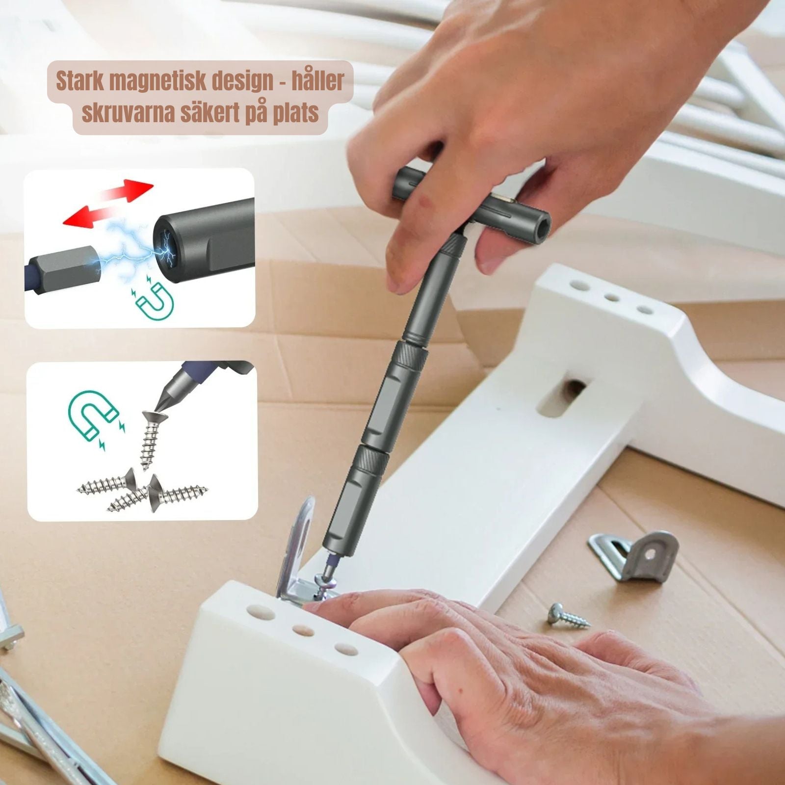 ORIA™ Ratschskruvmejselset – 42-i-1 precision och kraft i din hand