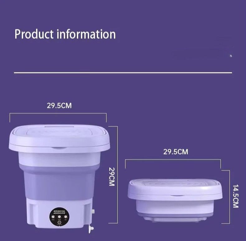 MiniWash™ – Premium kompakt tvättmaskin för små tvättar & stora behov