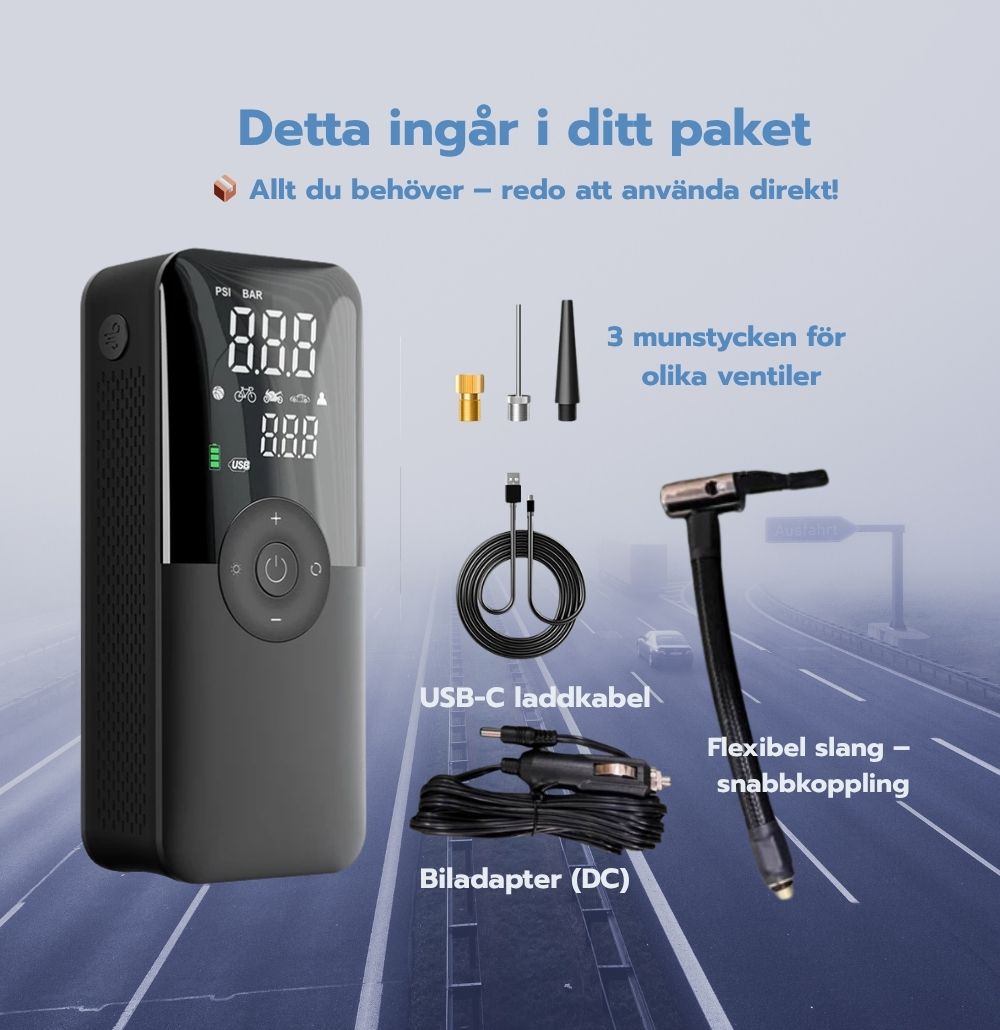 Portabel El-Kompressor 150 PSI